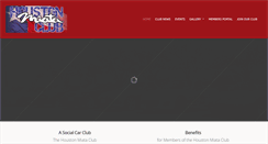 Desktop Screenshot of houstonmiataclub.com