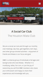 Mobile Screenshot of houstonmiataclub.com